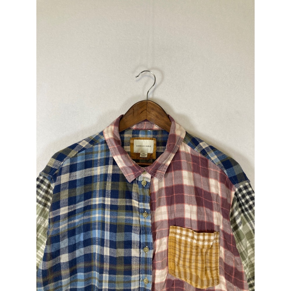 Eclectic Patchwork American Eagle Womens Large Mu… - image 4